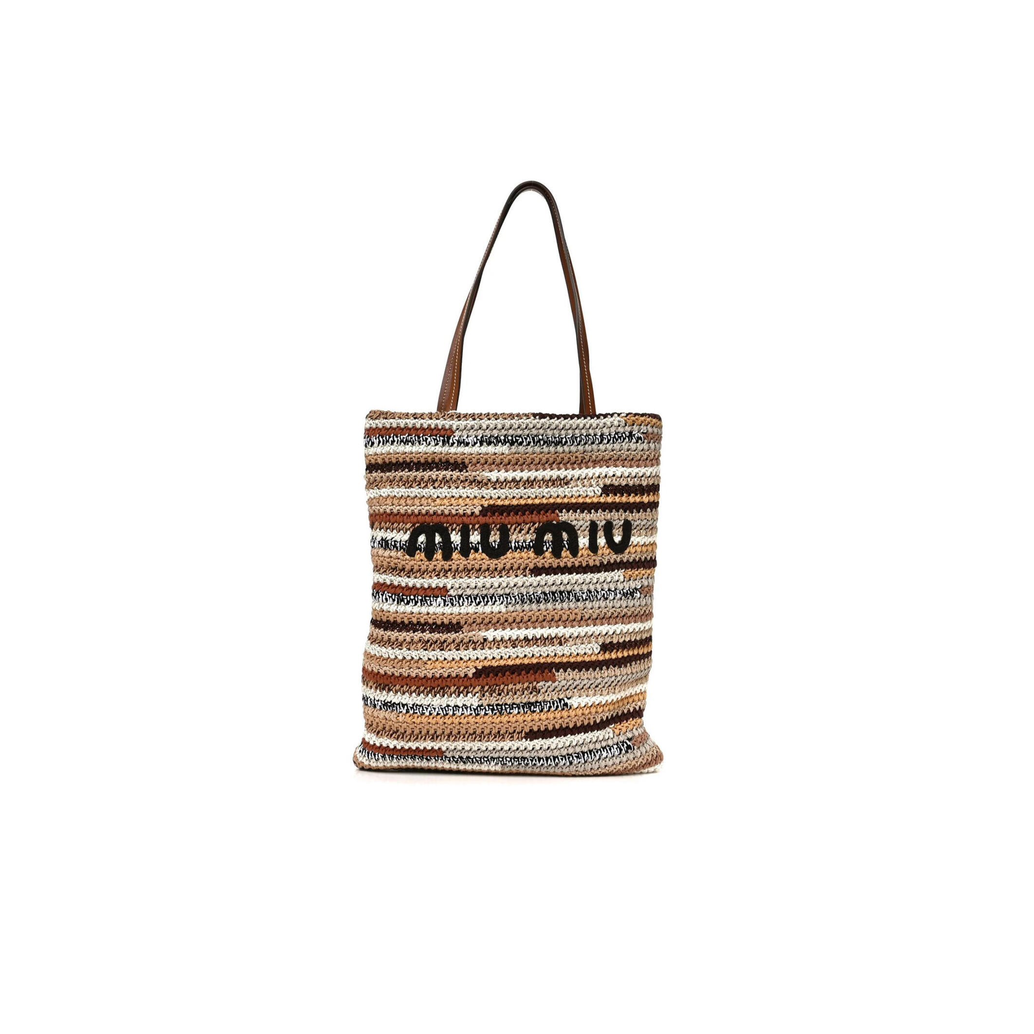 MIU MIU CROCHETED TOTE BAG 5BG248 (38*30cm)